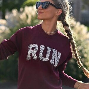 Sarah Marie Designs 'RUN' Sweatshirt